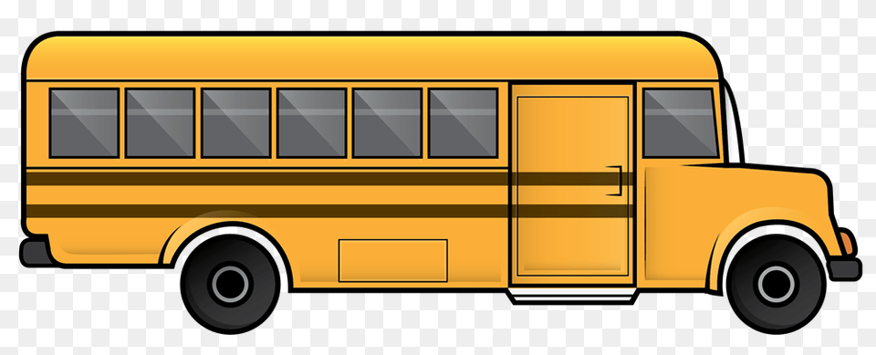 Cute Bus Clipart, School Bus, Transportation, Vehicle Free Png