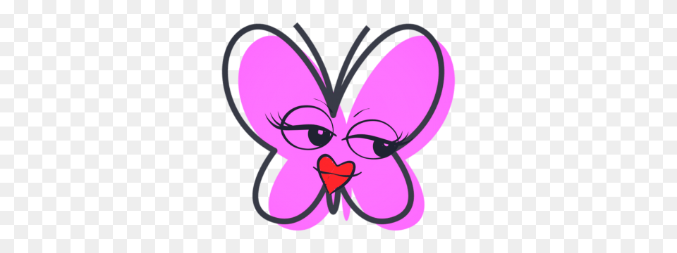 Cute Butterflies Free Download, Purple, Sticker, Baby, Person Png