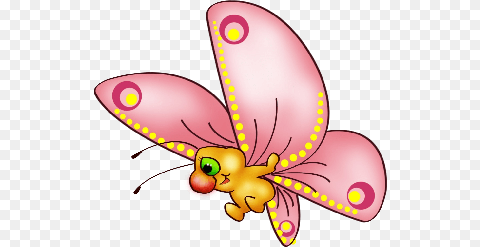 Cute Butterfly Cartoon Clip Art Images On A Animal, Bee, Insect, Invertebrate Free Transparent Png