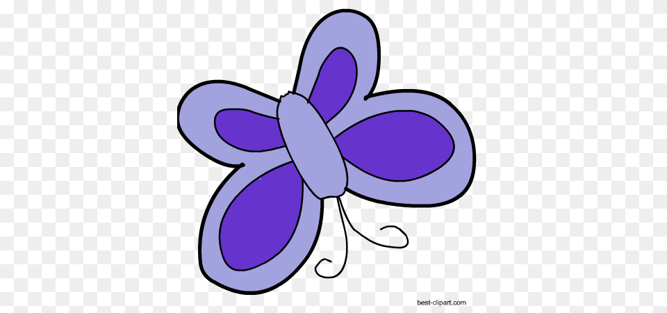Cute Butterfly Clip Art Graphics, Purple, Knot, Flower, Plant Png