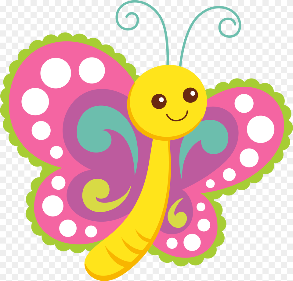 Cute Butterfly Clipart, Pattern, Rattle, Toy Png Image