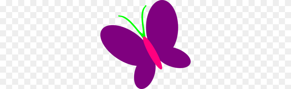 Cute Butterfly Clipart, Flower, Plant, Purple Free Transparent Png