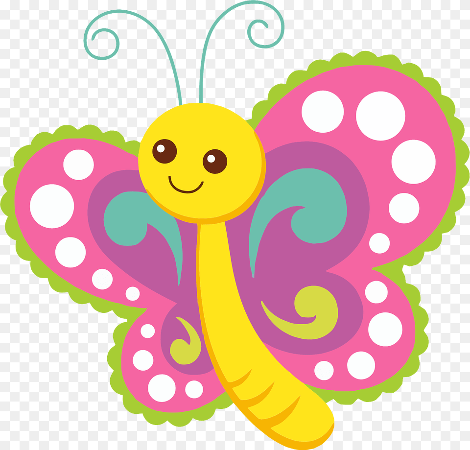 Cute Butterfly Clipart, Pattern, Rattle, Toy, Face Png Image