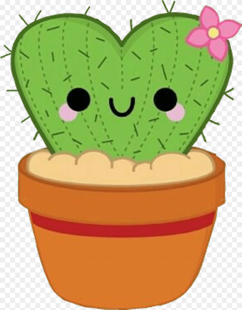 Cute Cacti Cactus Love Awesome Cool Fun Cute Cactus Clipart, Plant, Potted Plant Free Png Download