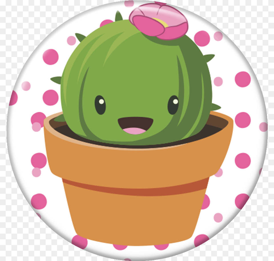 Cute Cactus, Jar, Plant, Planter, Potted Plant Png Image