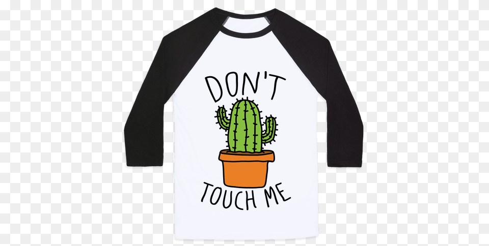 Cute Cactus Baseball Tees Lookhuman, Clothing, Long Sleeve, Sleeve, T-shirt Png Image