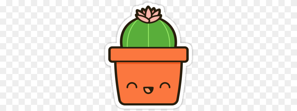 Cute Cactus Image, Potted Plant, Plant, Planter, Vase Free Png Download