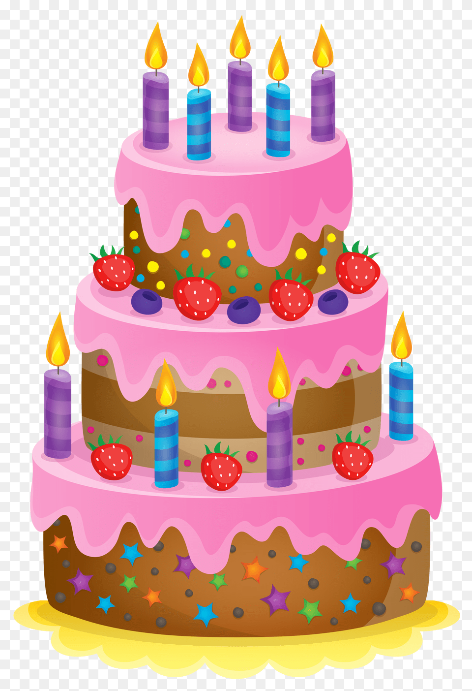 Cute Cake Clipart Birthday Transparent Background, Birthday Cake, Cream, Dessert, Food Png