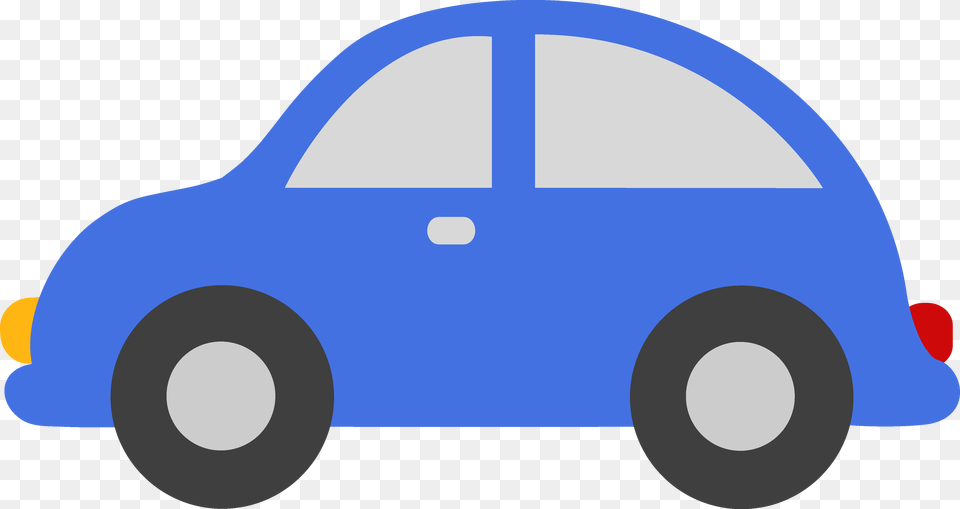 Cute Car Clip Art Blue Toy Car Clipart, Vehicle, Transportation, Sedan, Tool Png