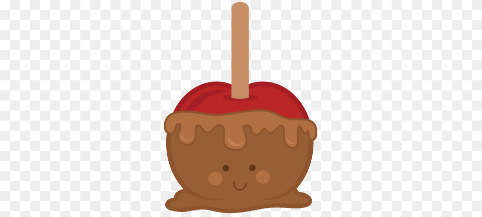 Cute Caramel Apple Cutting Fall Autumn, Dessert, Food, Birthday Cake, Cake Free Png