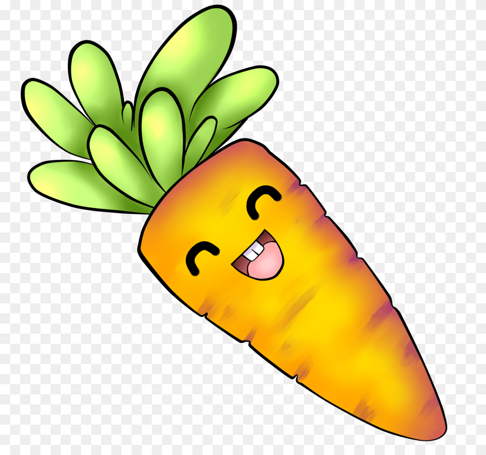 Cute Carrot Clipart, Vegetable, Food, Produce, Plant Png