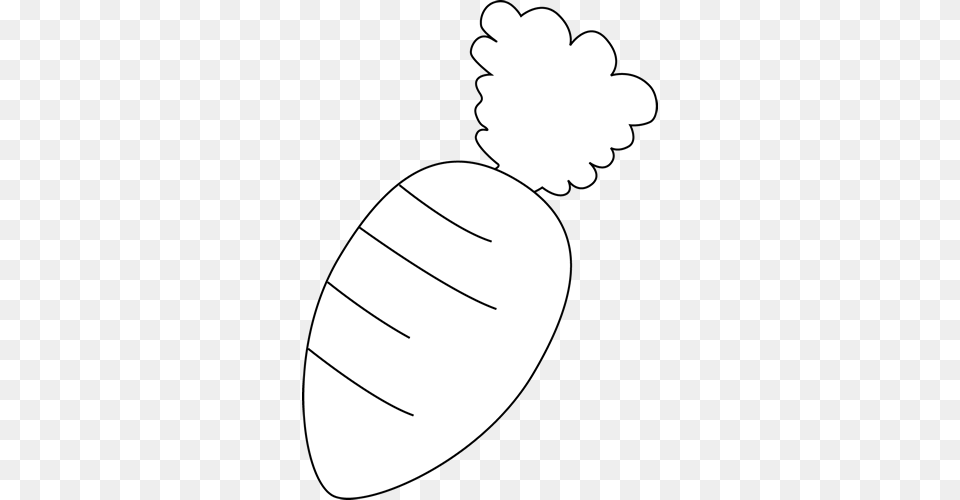 Cute Carrot Outline Clipart Kid, Food, Produce, Egg, Ammunition Free Png