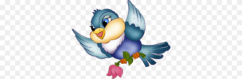 Cute Cartoon Animal Images Blue Bird Clipart, Jay, Fish, Sea Life, Shark Free Png Download