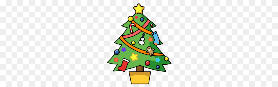 Cute Cartoon Christmas Tree Christmas Graphics Clip Art, Christmas Decorations, Festival, Dynamite, Weapon Free Transparent Png