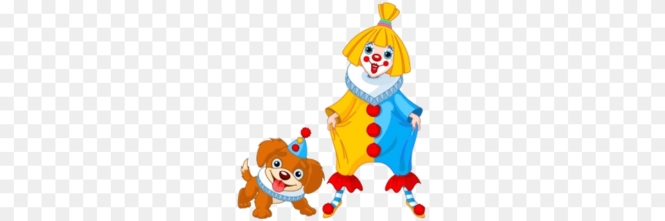 Cute Cartoon Clown Clip Art Clown Clipart Funny Clown, Baby, Person, Performer, Toy Free Transparent Png