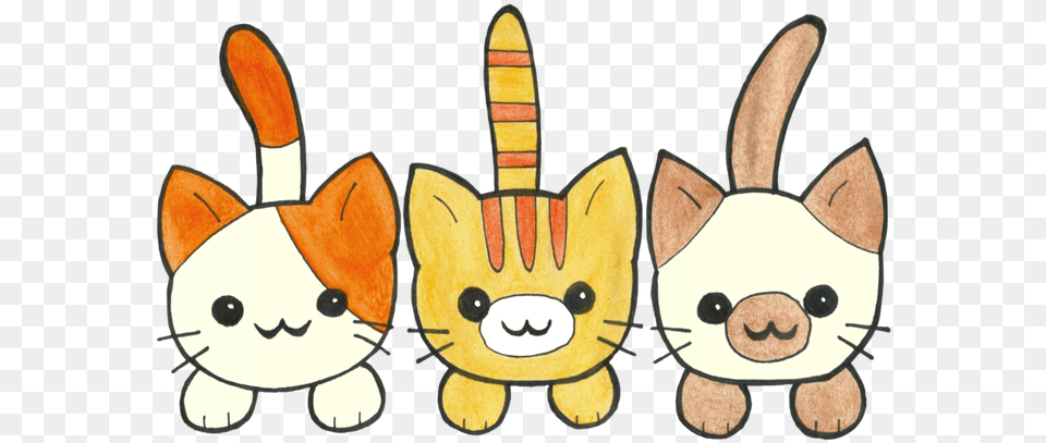 Cute Cartoon Images Animaxwallpaper Cute Cartoon Kitten, Plush, Toy, Animal, Mammal Free Png