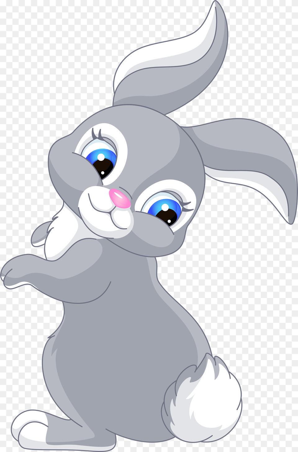 Cute Cartoon Rabbits Clip Art Cartoon Cute Easter Bunny, Book, Comics, Publication, Nature Png Image