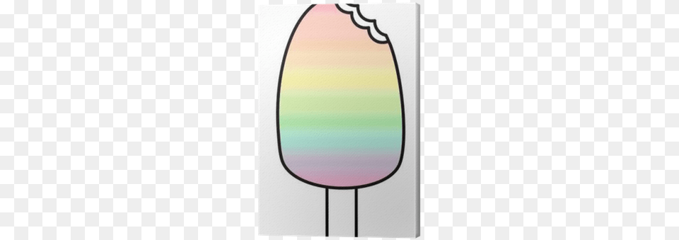 Cute Cartoon Rainbow Watercolor Bitten Ice Cream Illustration Illustration, Lamp, Lampshade, Food, Disk Png Image