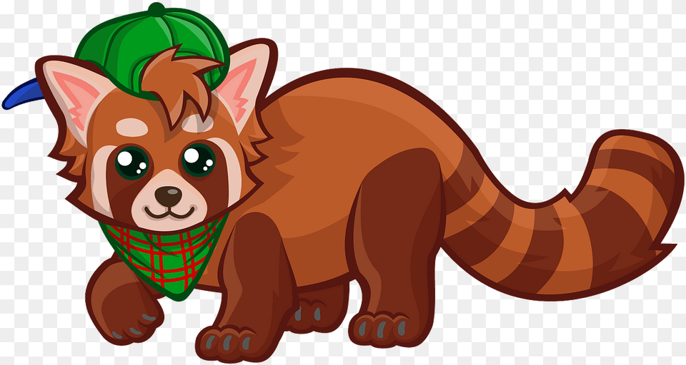 Cute Cartoon Red Panda, Face, Head, Person, Animal Free Transparent Png