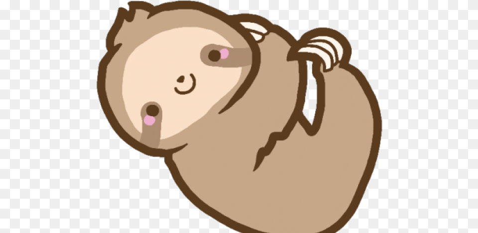 Cute Cartoon Sloth, Baby, Person, Animal, Mammal Png Image