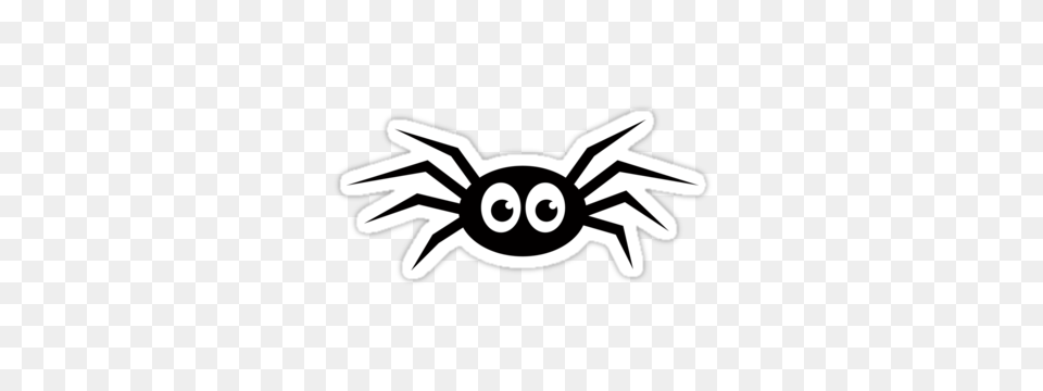 Cute Cartoon Spider Sticker, Stencil, Emblem, Symbol, Animal Free Transparent Png