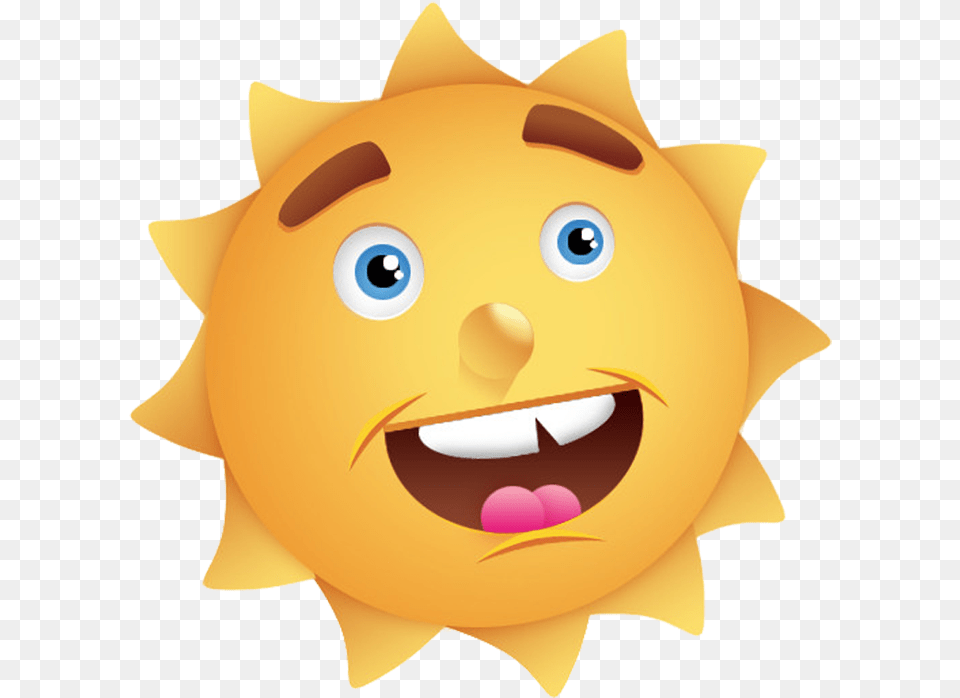 Cute Cartoon Sun Clip Art Cartoon Summer Sun, Baby, Person, Animal, Fish Free Png Download