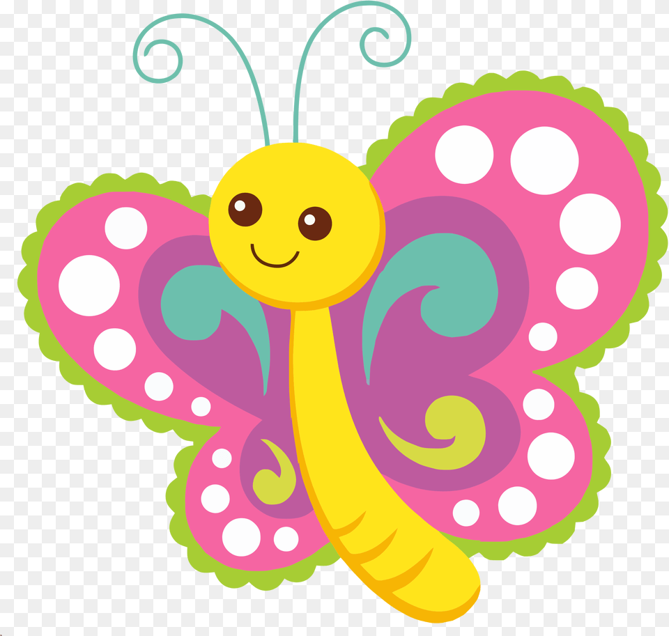 Cute Cartoon Picture Cartoon Butterfly Clipart, Rattle, Toy, Pattern Free Transparent Png