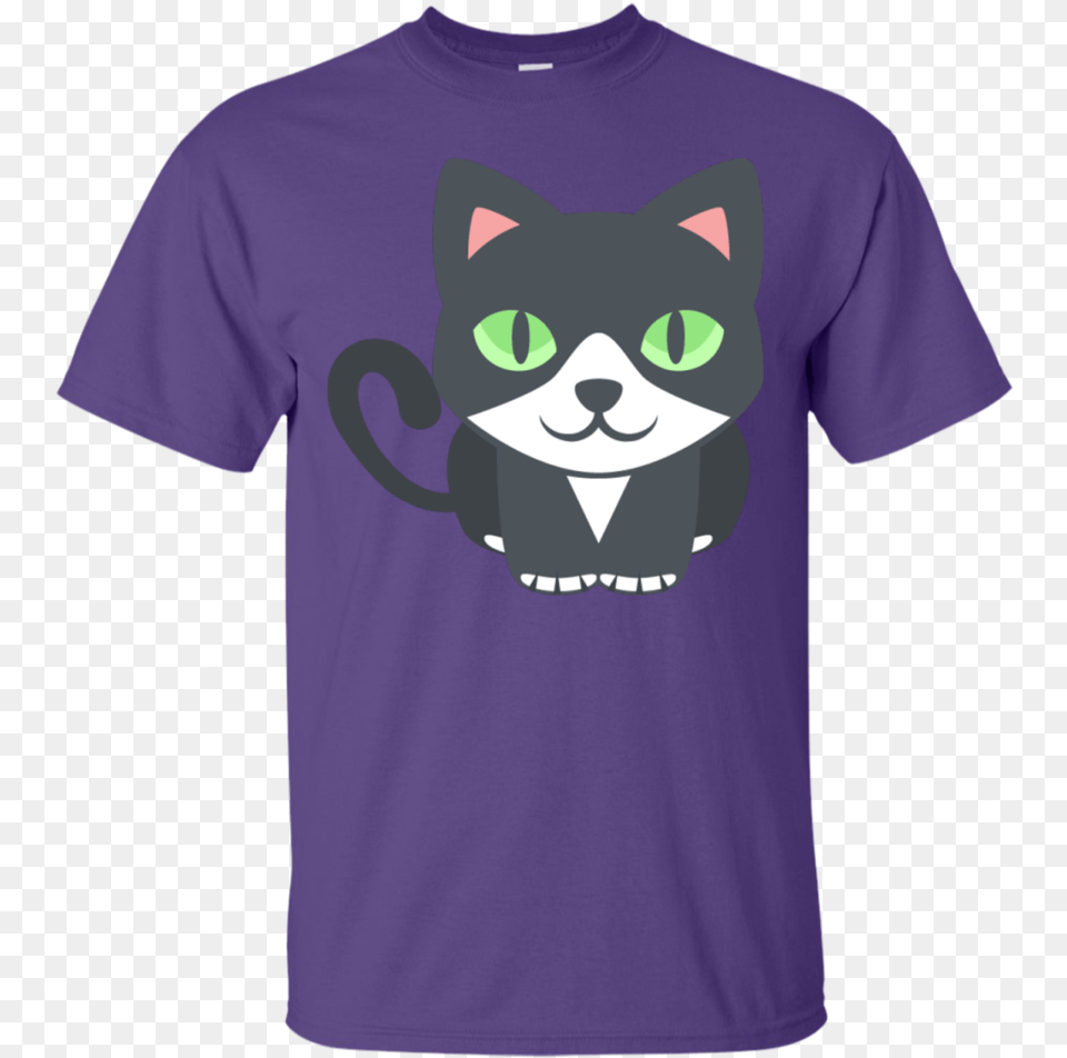 Cute Cat Emoji T Shirt T Shirt, Clothing, T-shirt, Animal, Mammal Free Png Download