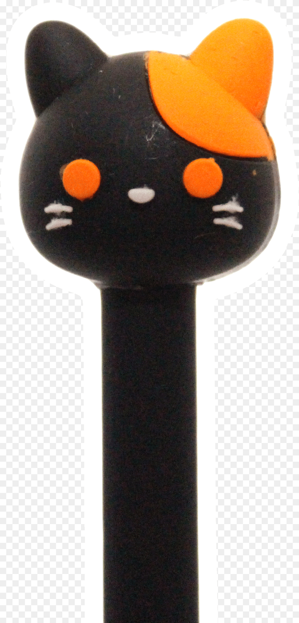 Cute Cat Paw Cat Face Gel Penspens Black Cat, Pez Dispenser Free Png Download