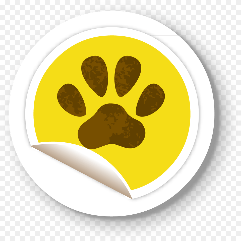 Cute Cat Paw Print Background Cartoons, Footprint, Disk Free Transparent Png