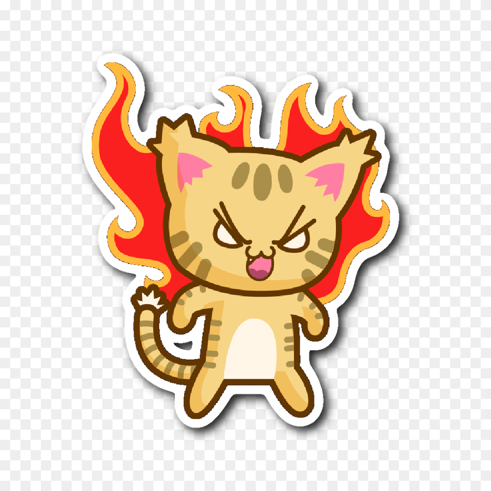 Cute Cat Stickers Series, Animal, Kitten, Mammal, Pet Free Transparent Png