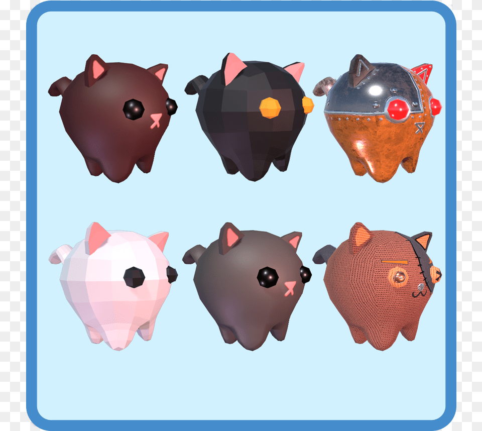 Cute Cats Cat, Toy, Piggy Bank, Animal, Mammal Png Image