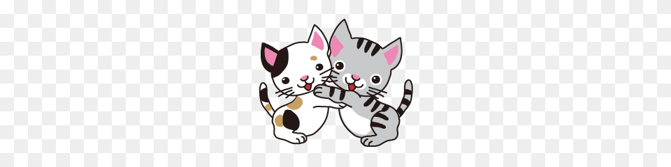 Cute Cats Line Stickers Line Store, Baby, Person, Animal, Pet Free Png Download