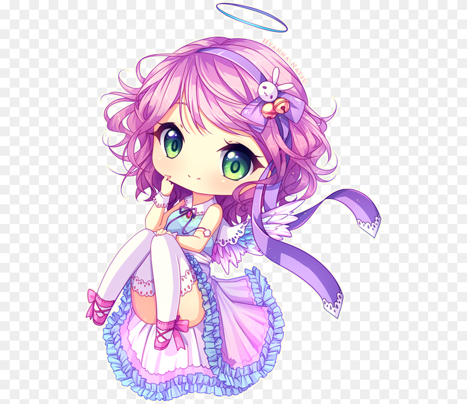 Cute Chibi Female Anime, Book, Comics, Publication, Baby Free Png