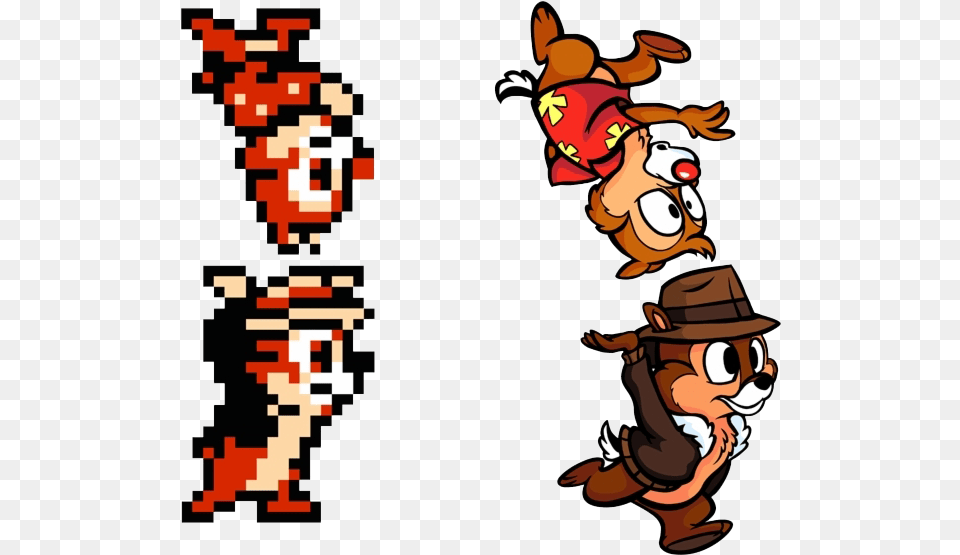 Cute Chip And Dale Chip And Dale Nes Sprite, Baby, Person, Game, Super Mario Free Png Download