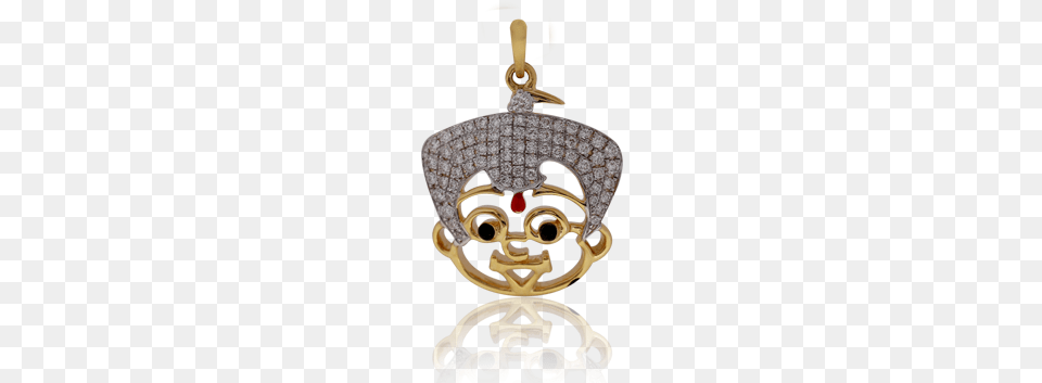 Cute Chota Bheem Gold Pendant Dithi Studio, Accessories, Earring, Jewelry, Chandelier Free Png Download