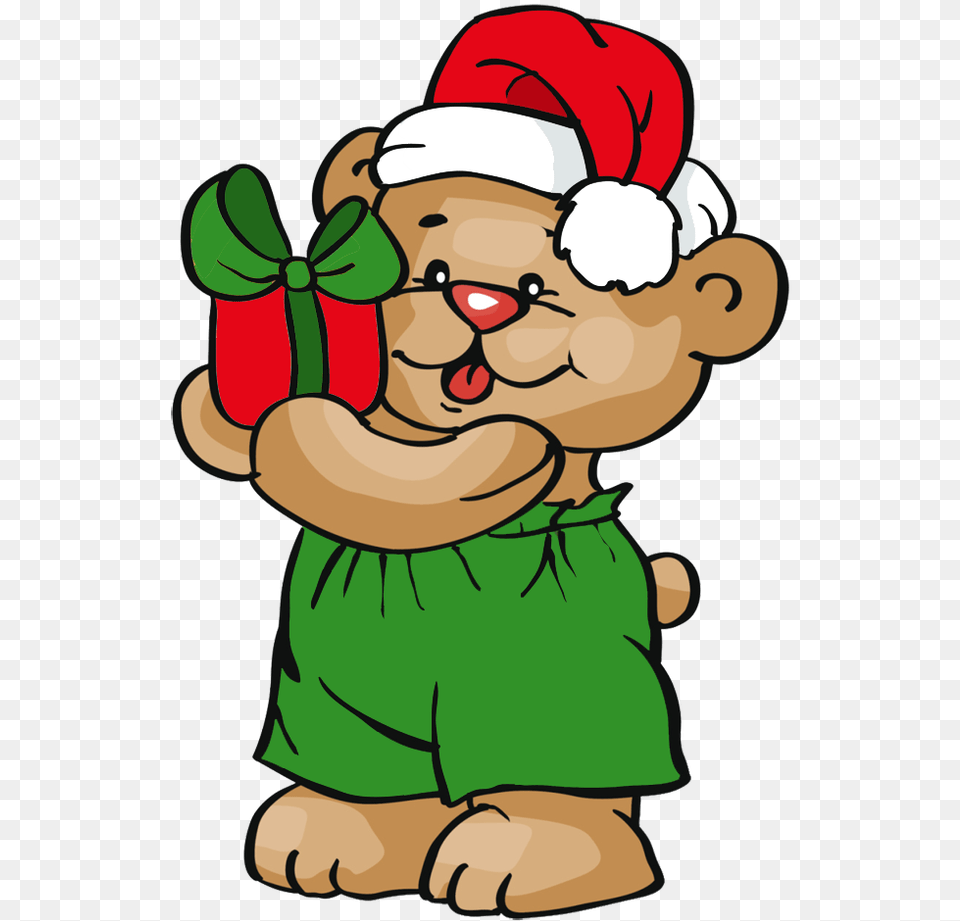 Cute Christmas Bear Cute Teddy Bear Clipart Christmas, Baby, Person, Face, Head Free Png Download