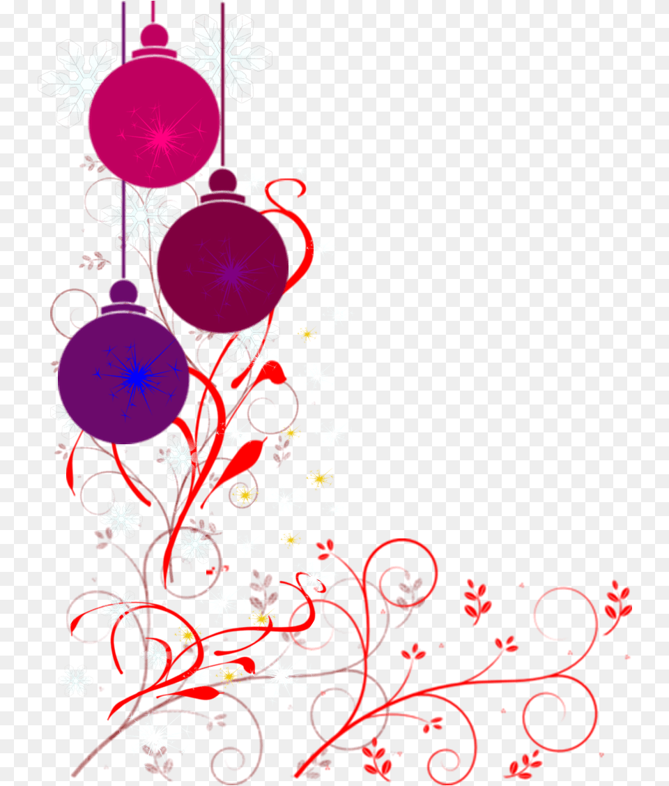Cute Christmas Corner Light Clipart Border, Art, Floral Design, Graphics, Pattern Free Png Download