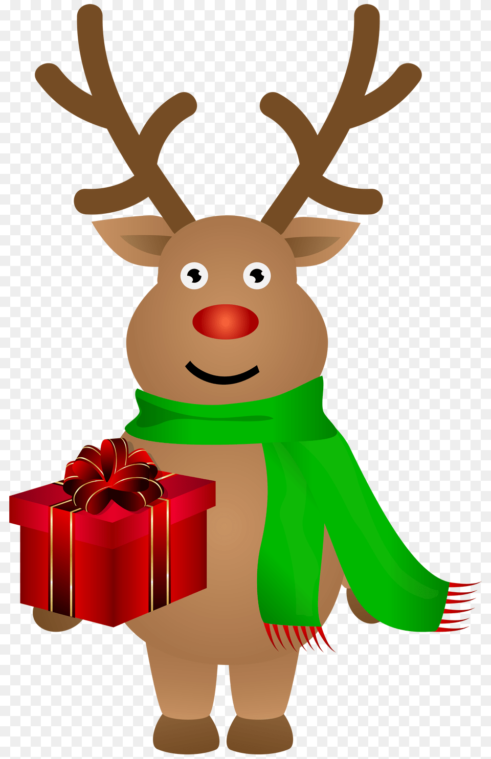 Cute Christmas Reindeer Clip Art, Elf, Person Png Image