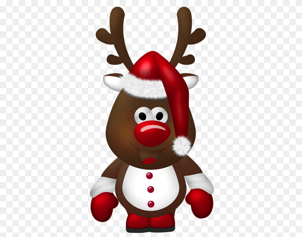 Cute Christmas Reindeer Transparent Gallery, Toy, Plush, Elf, Snowman Png