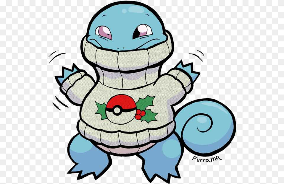 Cute Christmas Squirtle Christmas Squirtle, Baby, Person Png Image