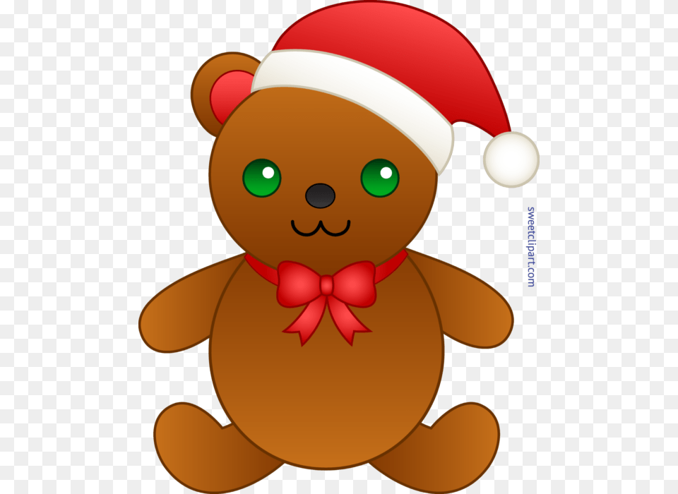 Cute Christmas Teddy Bear Clip Art, Toy, Plush, Winter, Snowman Free Png