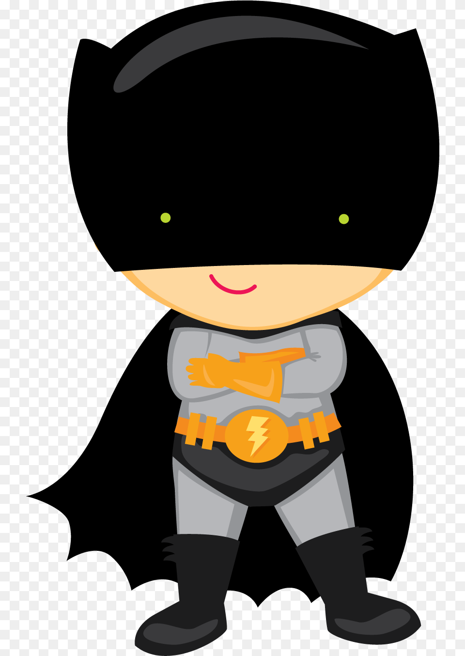 Cute Clipart Batman Transparent Free For Superhero Clipart, People, Person Png Image