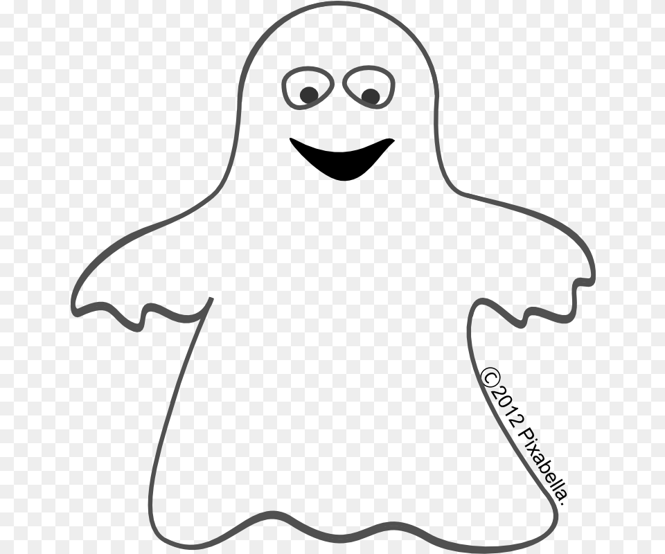 Cute Clipart Ghost, Silhouette, Animal, Mammal, Rat Png Image