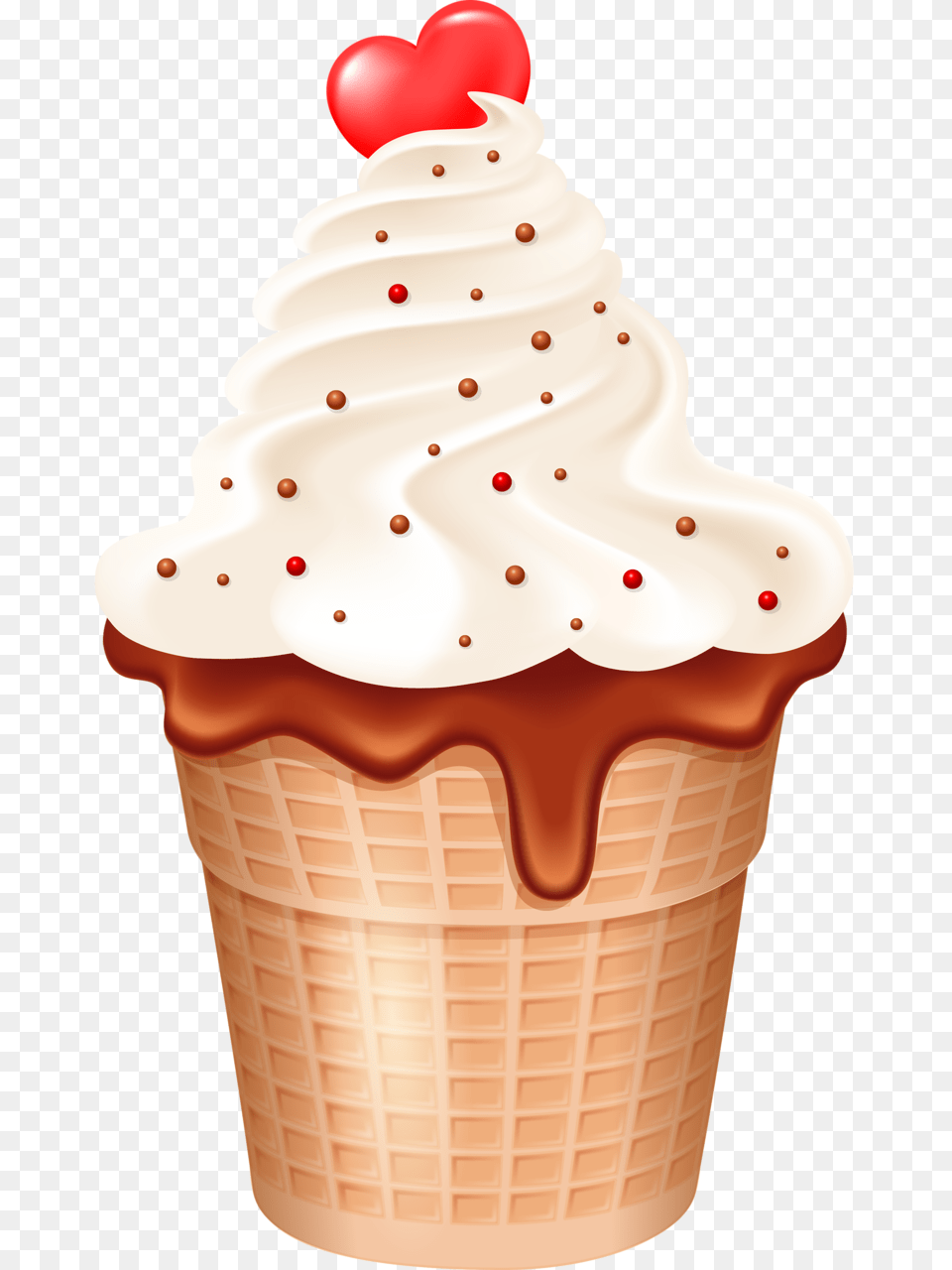 Cute Clipart Ice Cream Ice Cream, Cake, Ice Cream, Food, Dessert Png Image
