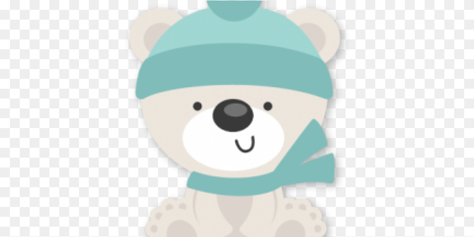 Cute Clipart Polar Bear Cartoon, Nature, Outdoors, Snow, Snowman Free Transparent Png