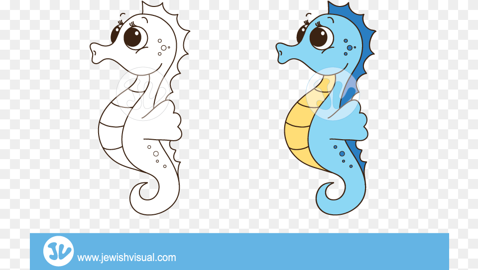 Cute Clipart Seahorse, Animal, Sea Life, Mammal, Baby Png