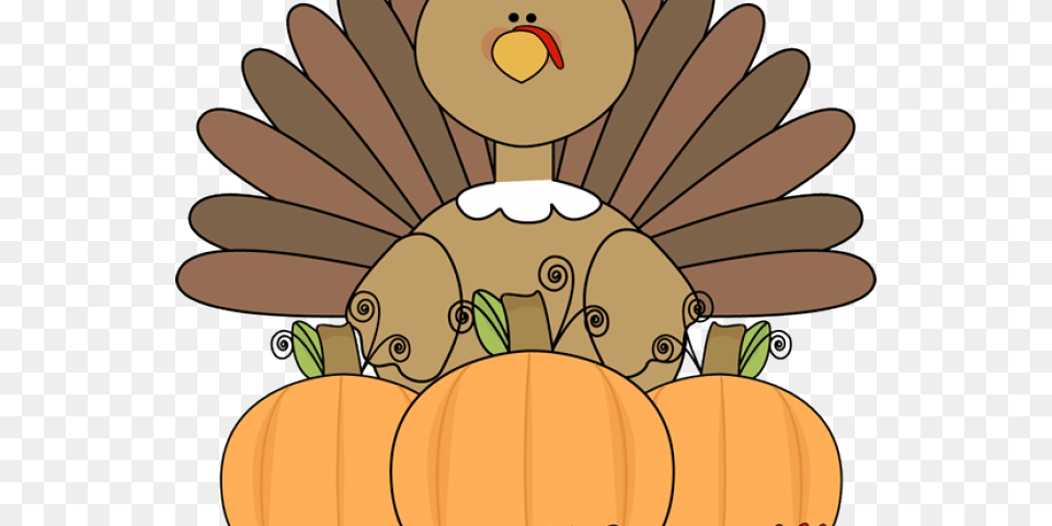 Cute Clipart Thanksgiving Turkey With A Pilgrim Hat, Animal Png