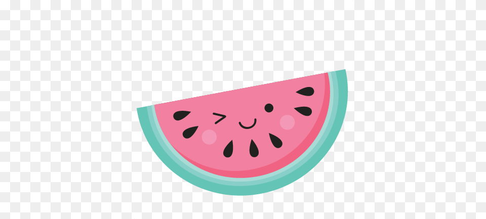 Cute Clipart Watermelon Cute Watermelon Clipart, Food, Fruit, Plant, Produce Free Png Download