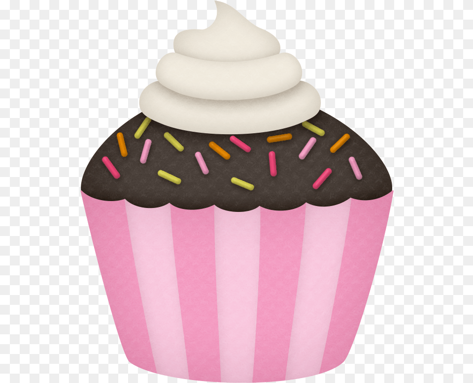 Cute Cliparts Cupcake Ch Cupcake Green, Cake, Cream, Dessert, Food Png Image